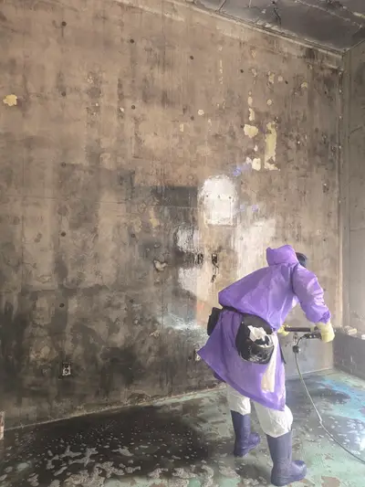 인천화재청소 그을음과 오염을 말끔히 정리 현장 사진